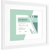 Wholesale - 6pk 11X14" WHT MATTED WOODGRAIN FRAME C/P 1, UPC: 044021649374